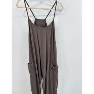 Women's Jumpsuit Slouchy Baggy, Oversized Boho Patch Pockets XL